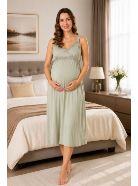 Effortt 9033 HAKİ Lohusa Gecelik